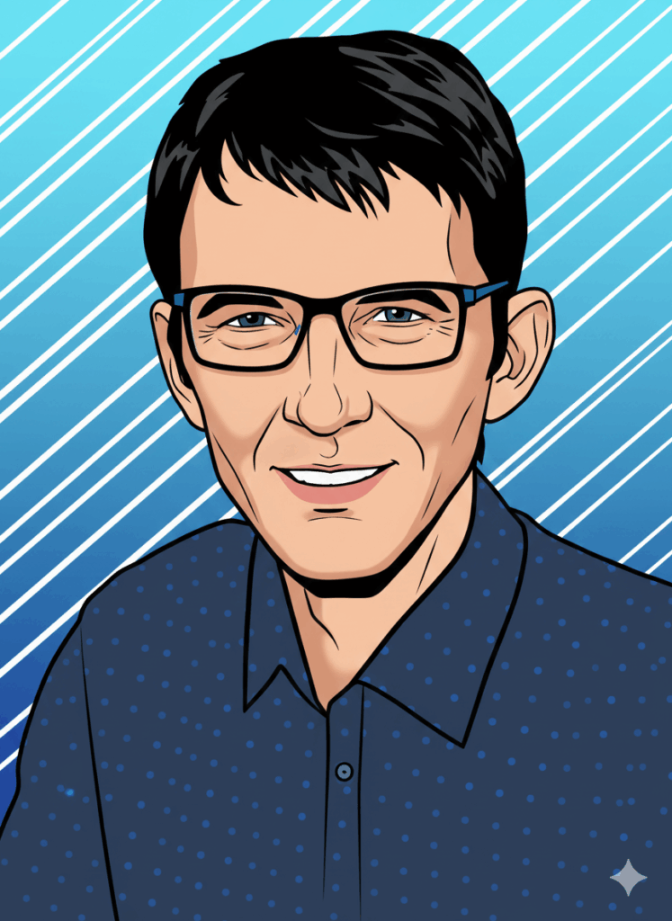 Mit künstlicher Intelligenz verfremdetes Bild von Joachim Fischer