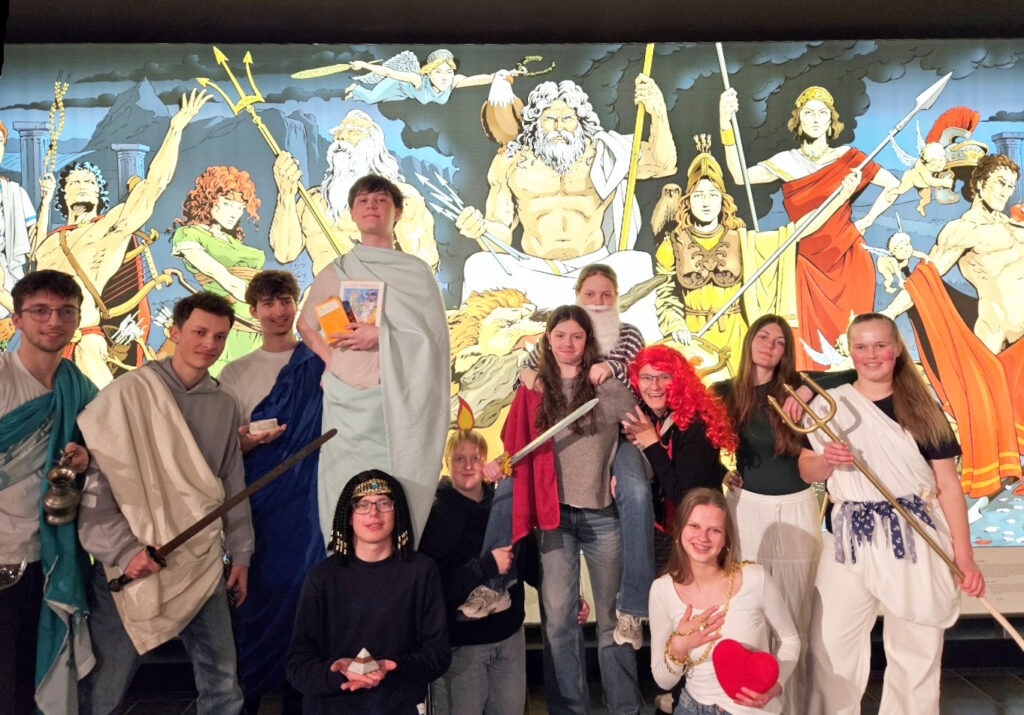 Bild des Lateinkurses 2026 im Römermuseum Osterburken