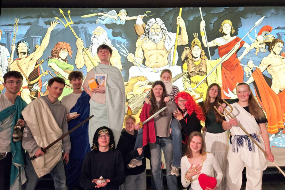 Bild des Lateinkurses 2026 im Römermuseum Osterburken